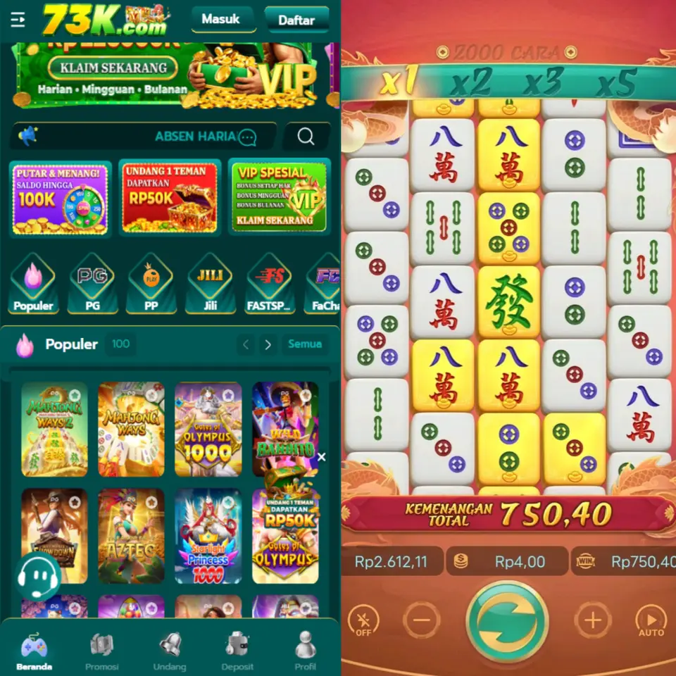73k APK Resmi Unduh